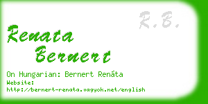 renata bernert business card